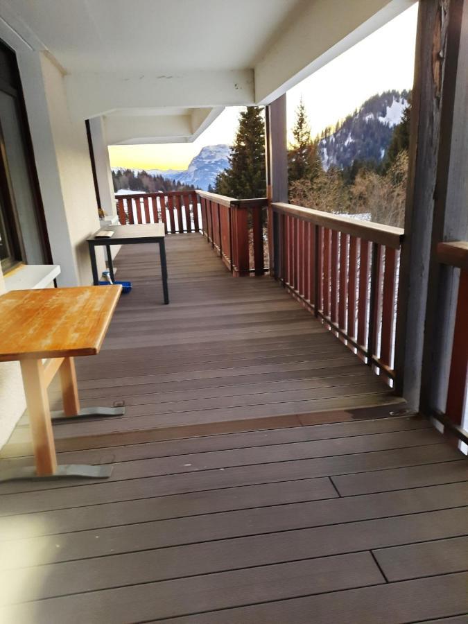 Apartamento Les Terrasses Du Mont Blanc Le Praz de Lys Exterior foto